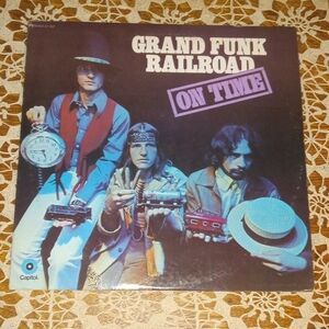 Grand Funk Railroad On Time Vinyl Record - Black